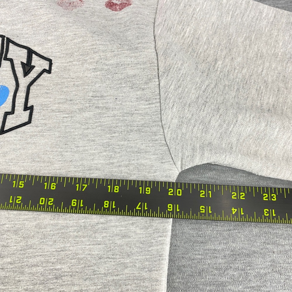 Looney Tunes Bugs Bunny Thats All Folks Sweatshirt Gray‎ Size M Kiss Print - Picture 6 of 8